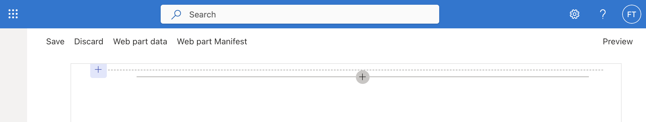 Screenshot of SharePoint application.